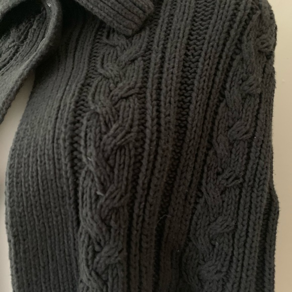 Metro 7 Charcoal Shrug Shawl Sweater - Picture 3 of 5